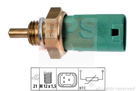 1 830 354 EPS Датчик температуры охлаждающей жидкости