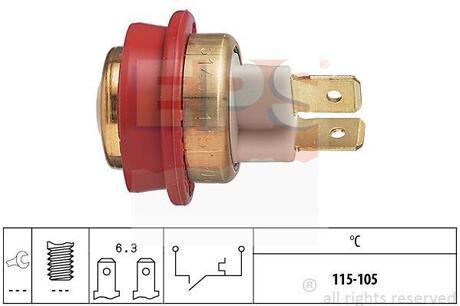 1 850 143 EPS Термовыключатель вентилятор радиатора