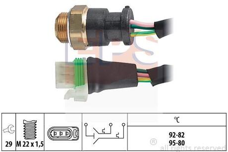 1 850 618 EPS Термовыключатель вентилятора радиатора