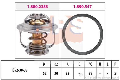 1.880.269 EPS Термостат Toyota HiAce III/IV 2.4D