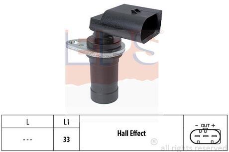 1.953.472 EPS Датчик положення к/вала BMW 3 (E36/E46), 5 (E39/E60), 7 (E38/E65), X3 (E83), X5 (E53), Z3 (E36), Z4 (E85) 1.6-4.6 95-