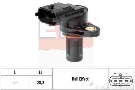 1 953 619 EPS Датчик ПОЛОЖЕНИЯ РАСПРЕДВАЛА