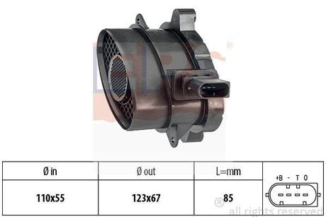 1.991.005 EPS Розходомiр повiтря Bmw E46/60/61/65/66 01-