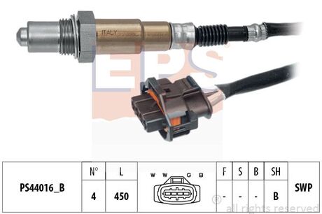 1.998.384 EPS EPS OPEL лямбда-зонд (4 конт.) Corsa C 1,0 SAAB 9-3 1,8i