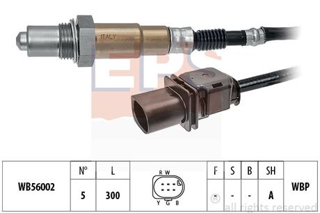 Лямбда-зонд Citroen C3/C4 1.4-1.6 VTi 08- EPS 1998463