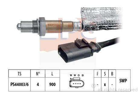 1.998.502 EPS Лямбда-зонд VAG 1.4TSi 15-