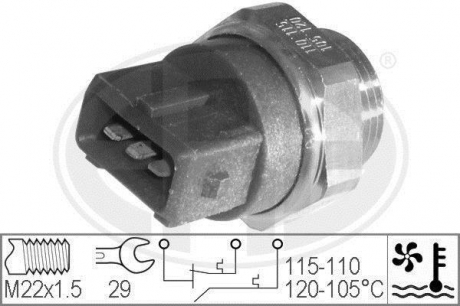 330227 ERA Термовыключатель, вентилятор радиатора (пр-во era)