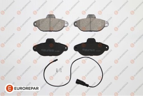 FIAT Колодки тормозные передние PUNTO BENDIX 93-,SEICENTO 98- Eurorepar 1617252680