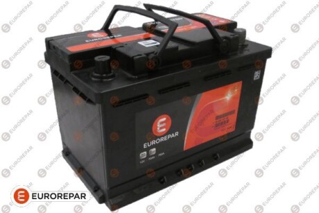 Акумуляторна батарея AGM STOP & START 70Ah 12V R+ EN760A (278x175x190) Eurorepar 1620012780