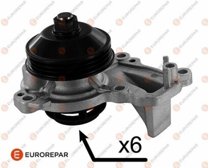 Насос водяной (Помпа) Citroen C3 1.2 1.2 i VTi (EB2F) PSA Eurorepar 1635181780