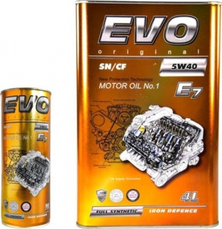 evoe75w401l EVO Масло моторное EVO E7 5W-40 (1 л)