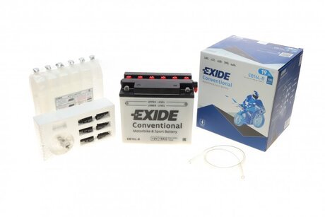 EB16L-B EXIDE Аккумулятор 19ah-12v exide (eb16l-b) (175х100х155) r, en190