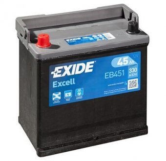 EB451 EXIDE Акумулятор (Ціна за цей товар формується с двох складових: Ціна на сайті + додатковий платеж. Остаточну ціну дізнавайтесь у менеджера.)