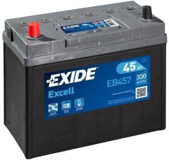 EB457 EXIDE Акумулятор (Ціна за цей товар формується с двох складових: Ціна на сайті + додатковий платеж. Остаточну ціну дізнавайтесь у менеджера.)