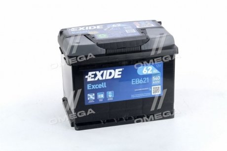 EB621 EXIDE Аккумулятор 62ah-12v exide excell(242х175х190),l,en540