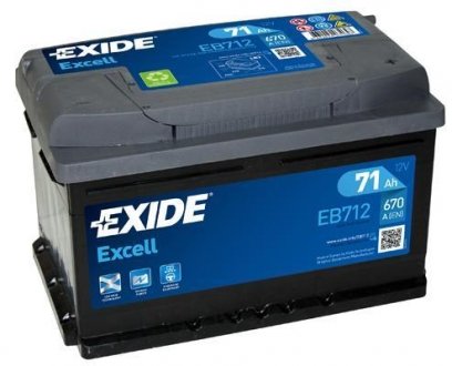 EB712 EXIDE Акумулятор