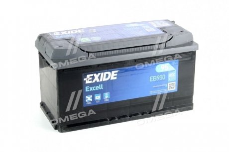 EB950 EXIDE Аккумулятор 95ah-12v exide excell(353х175х190),r,en800
