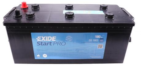 EG1803 EXIDE Аккумулятор 180ah-12v exide start pro (513х223х223),l,en1000