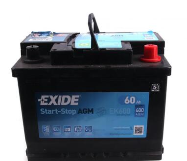 EK600 EXIDE Акумуляторна батарея