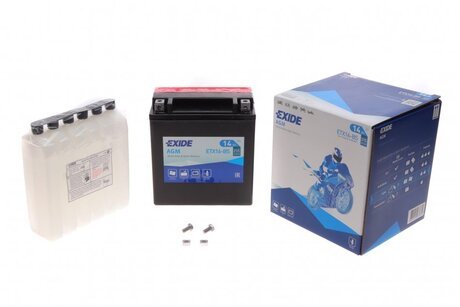 ETX16-BS EXIDE Аккумулятор 14ah-12v exide (etx16-bs) (150х87х161) l, en215