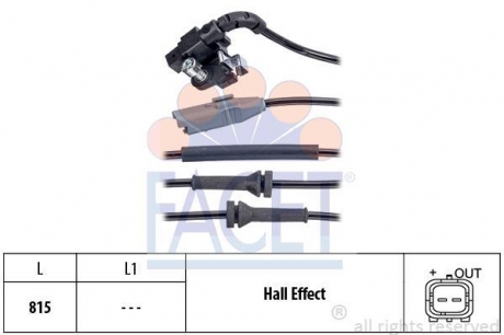 21.0150 FACET Датчик скорости (ABS)