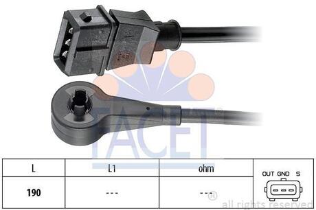 Датчик частоты вращения вала FACET 9.0184