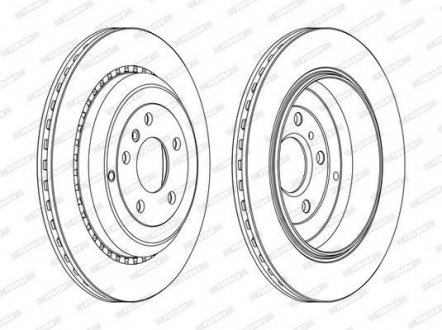 Диск гальмівний FERODO DDF1531C