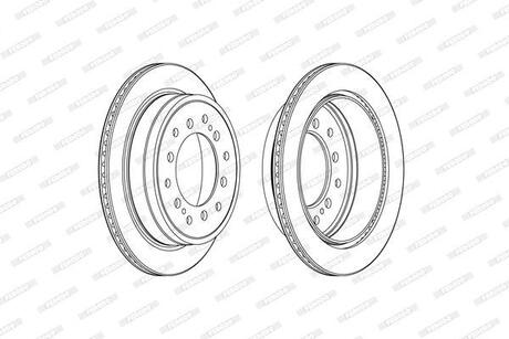 DDF2505C FERODO Диск тормозной