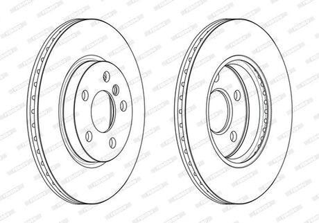 DDF2613C FERODO Диск тормозной