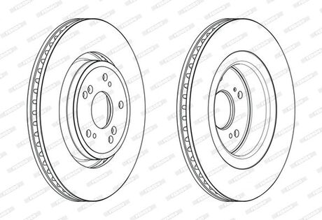 Диск гальмівний FERODO DDF2657C