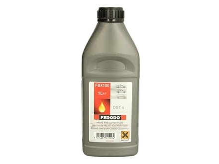 FBX100A FERODO Тормозная рідина DOT4, 1L