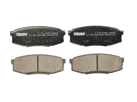 FDB4230 FERODO Комплект гальмівних колодок с 4 шт. дисків