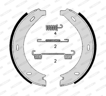 FSB4306 FERODO Тормозные накладки