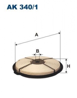 AK340/1 FILTRON Фільтр повітряний