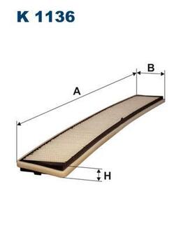 K1136 FILTRON Фільтр повітря (салону)