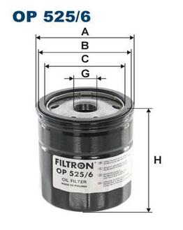 OP5256 FILTRON Фільтр масла