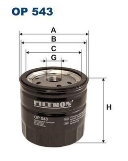 OP543 FILTRON Фільтр масла