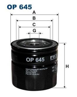 OP645 FILTRON Фільтр масла