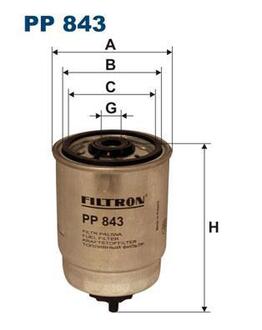 PP843 FILTRON Фільтр палива