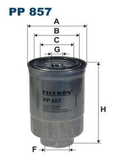 PP857 FILTRON Фільтр палива