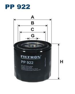 PP922 FILTRON Фільтр палива