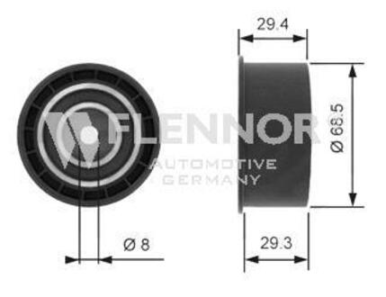 FU14102 Flennor Ролик направляючий