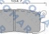 Тормозные колодки, дискове гальмо (набір) FO420581