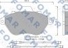 Тормозные колодки, дискове гальмо (набір) FO554581
