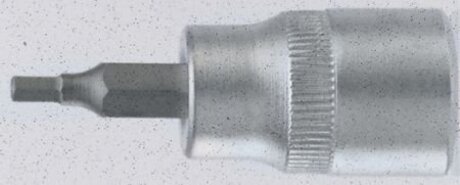 33405004 FORCE Головка с насадкой HEX 4мм 3/8 L50мм