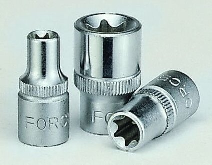 52614 FORCE Головка торцевая 1/4" TORX Е14