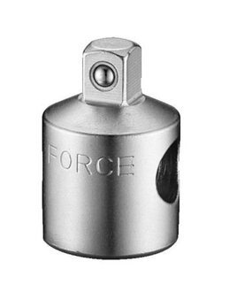 80 622 FORCE Переходник с 1/4 на 1/4 с отверстием