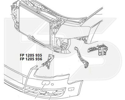 FP 1205 935 FPS Кріплення бампера