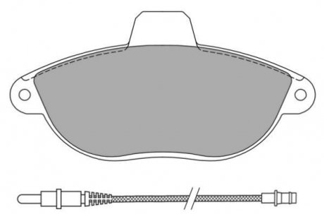 FBP0933 FREMAX Колодки тормозные передние 96-03 (тип Bendix)