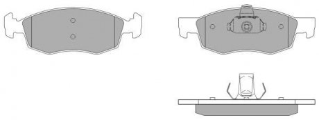 FBP1170 FREMAX Колодки тормозные передние 1.2-1.9 JTD, (тип ATE)